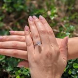 Oval Solitaire Lab Grown Diamond Engagement Ring