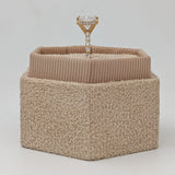 Cushion Pave Lab Grown Diamond Engagement Ring