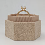 Cushion Pave Lab Grown Diamond Engagement Ring