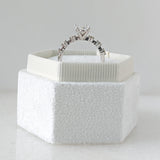 Oval Cut Pave Lab Grown Diamond Engagement Ring