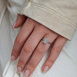 Cushion Solitaire Lab Grown Diamond Engagement Ring