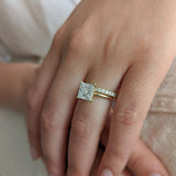 Princess Solitaire Lab Grown Diamond Engagement Ring