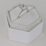 Cushion Solitaire Lab Grown Diamond Engagement Ring