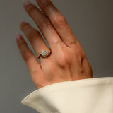 1.0 CT Pear Cut Lab Grown Diamond Solitaire Engagement Ring