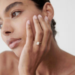 1.5 CT Elongated Cushion Moissanite Engagement Ring