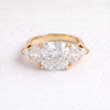 Ciara – Inspired 4 Carat Cushion Cut Five Stones Lab Grown Diamond Engagement Ring