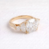 Ciara – Inspired 4 Carat Cushion Cut Five Stones Lab Grown Diamond Engagement Ring