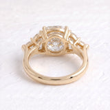 Ciara – Inspired 4 Carat Cushion Cut Five Stones Lab Grown Diamond Engagement Ring