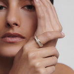 2.20 TCW Round Channel Setting Moissanite Wedding Band