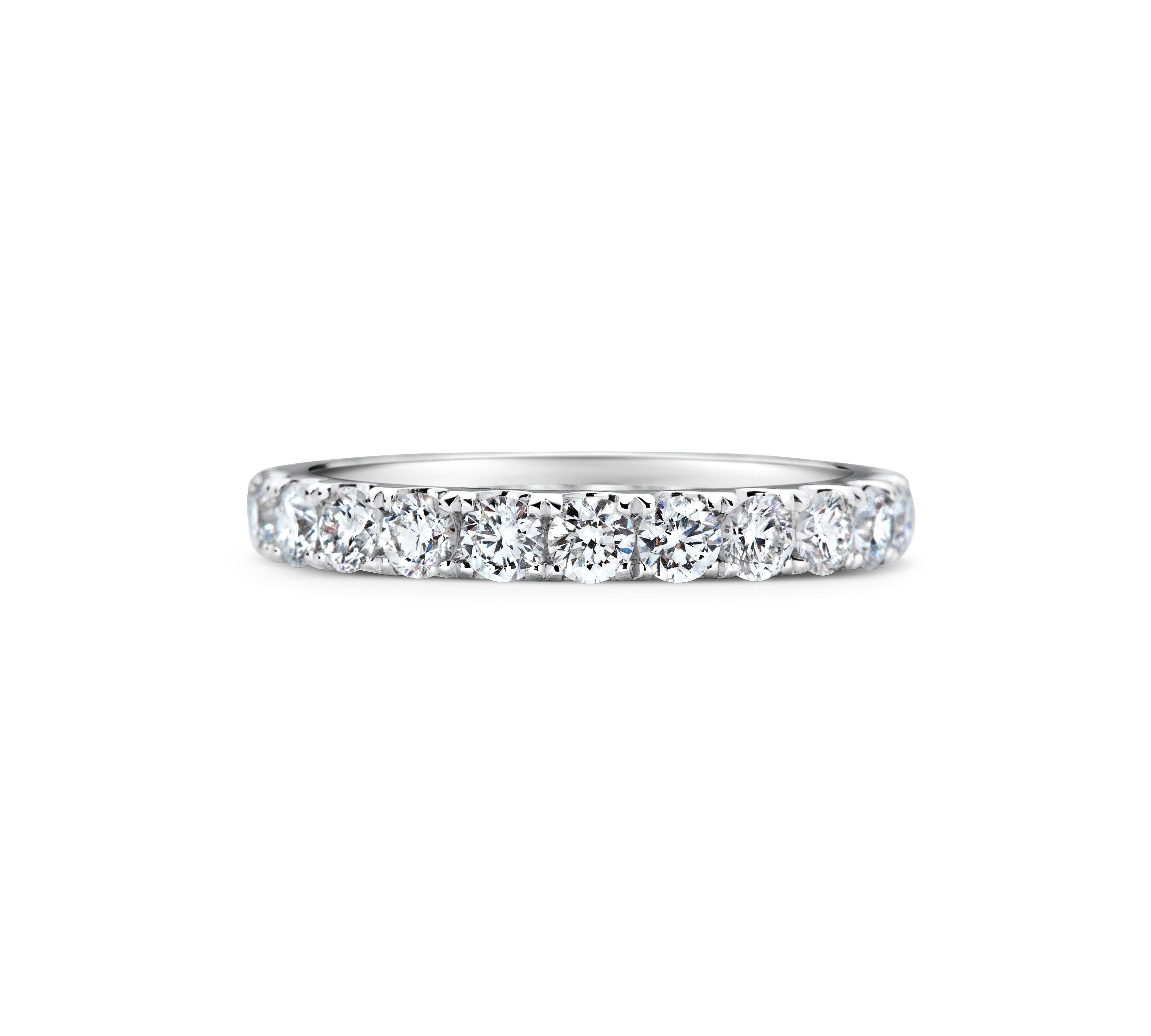 1.5 CT Round Full Eternity Lab Grown Diamond Wedding Band