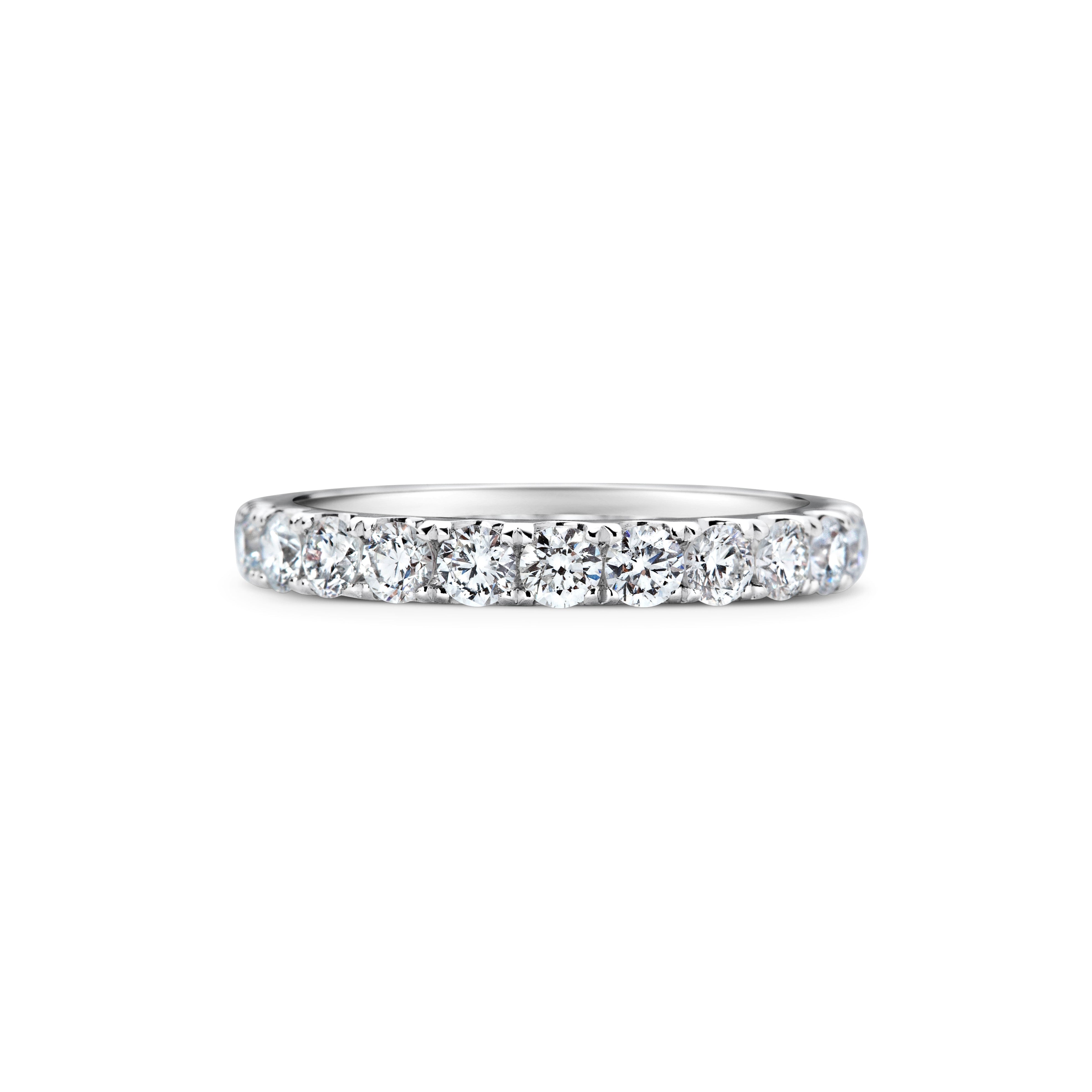 1.5 CT Round Full Eternity Lab Grown Diamond Wedding Band