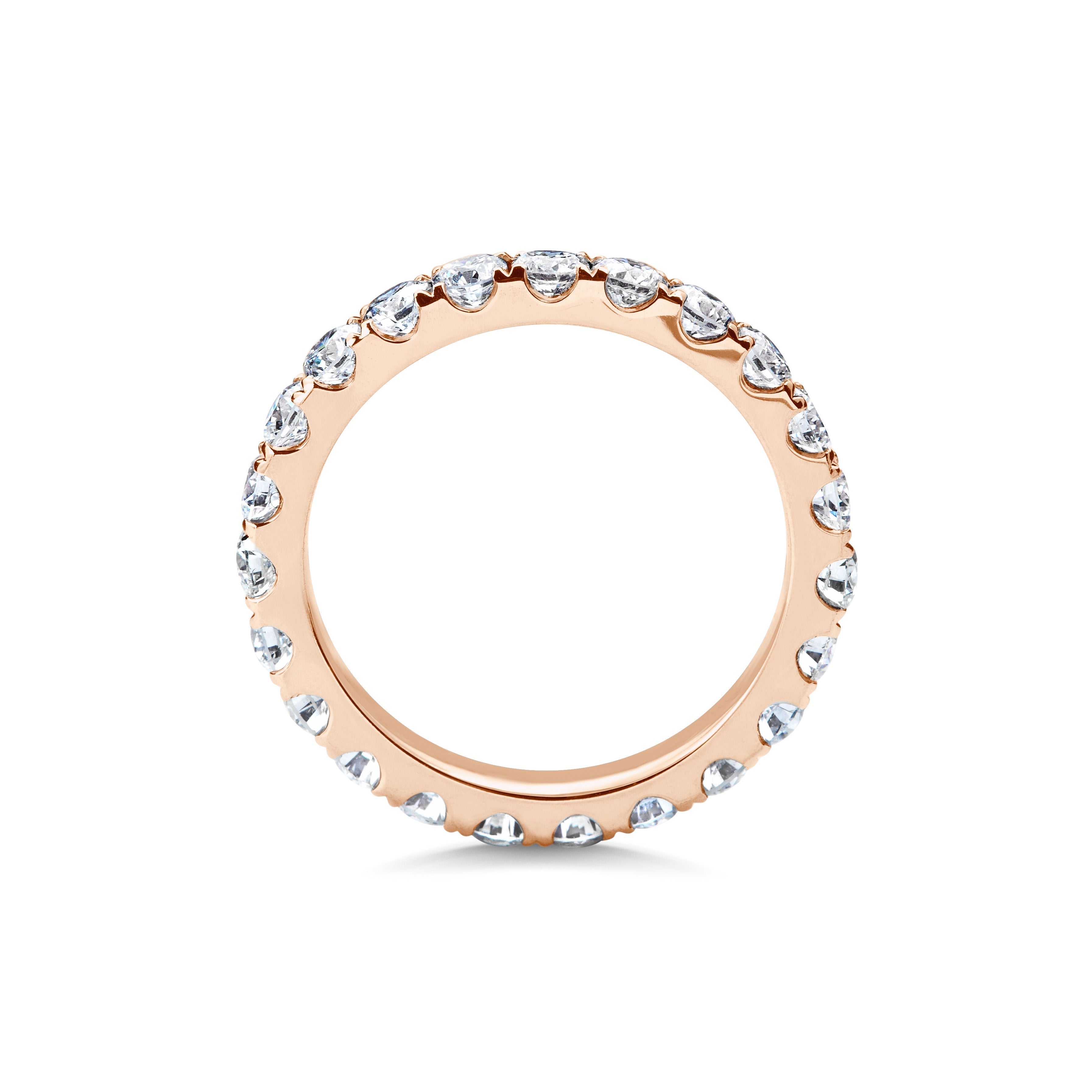 1.5 CT Round Full Eternity Lab Grown Diamond Wedding Band