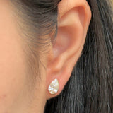 0.23 CT Round Lab Grown Diamond Stud Earrings