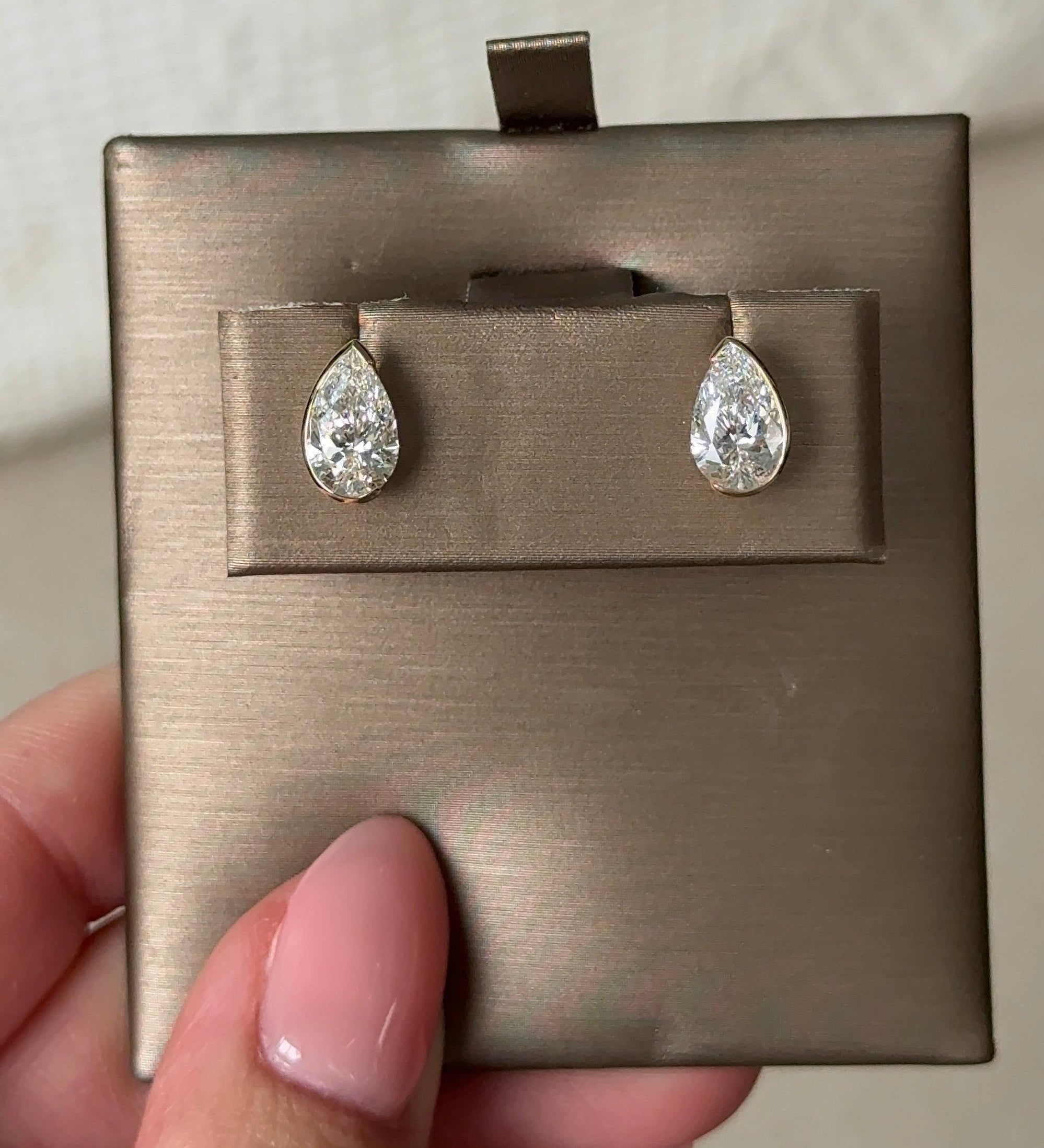 0.23 CT Round Lab Grown Diamond Stud Earrings