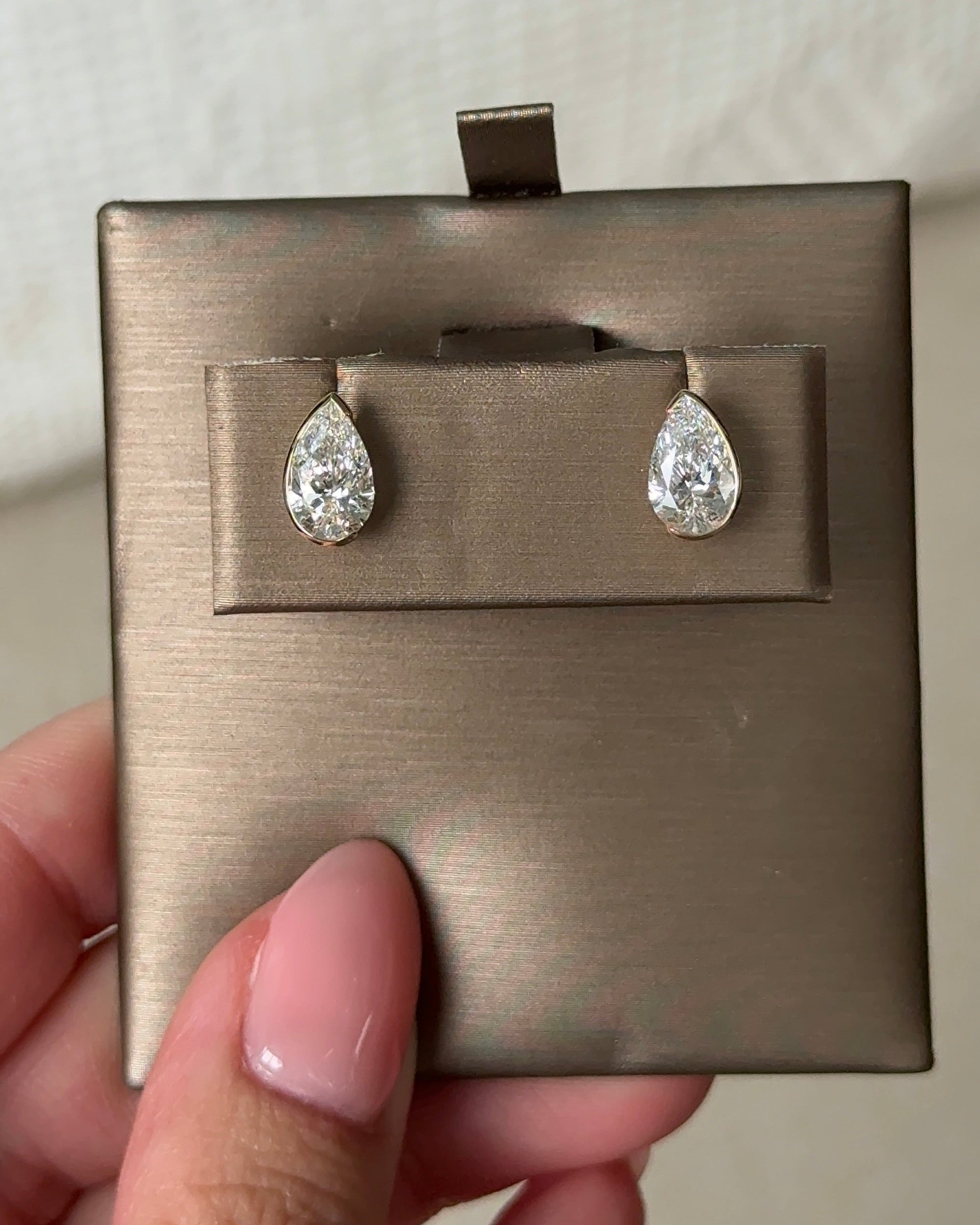 0.23 CT Round Lab Grown Diamond Stud Earrings