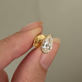 0.23 CT Round Lab Grown Diamond Stud Earrings
