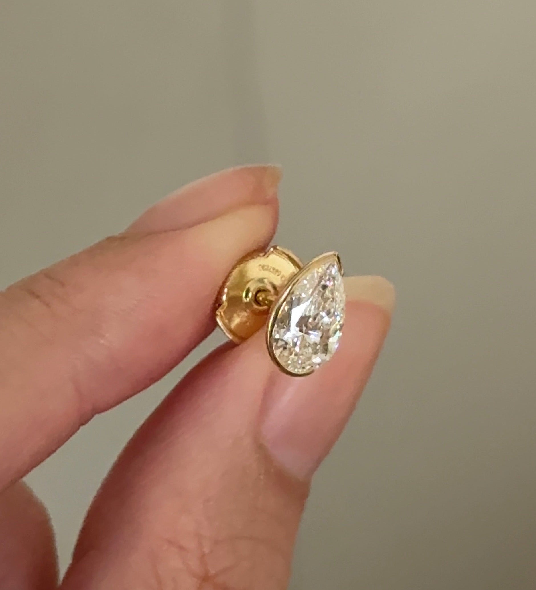 0.23 CT Round Lab Grown Diamond Stud Earrings
