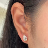 0.23 CT Round Lab Grown Diamond Stud Earrings