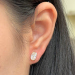 0.23 CT Round Lab Grown Diamond Stud Earrings