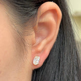 0.23 CT Round Lab Grown Diamond Stud Earrings