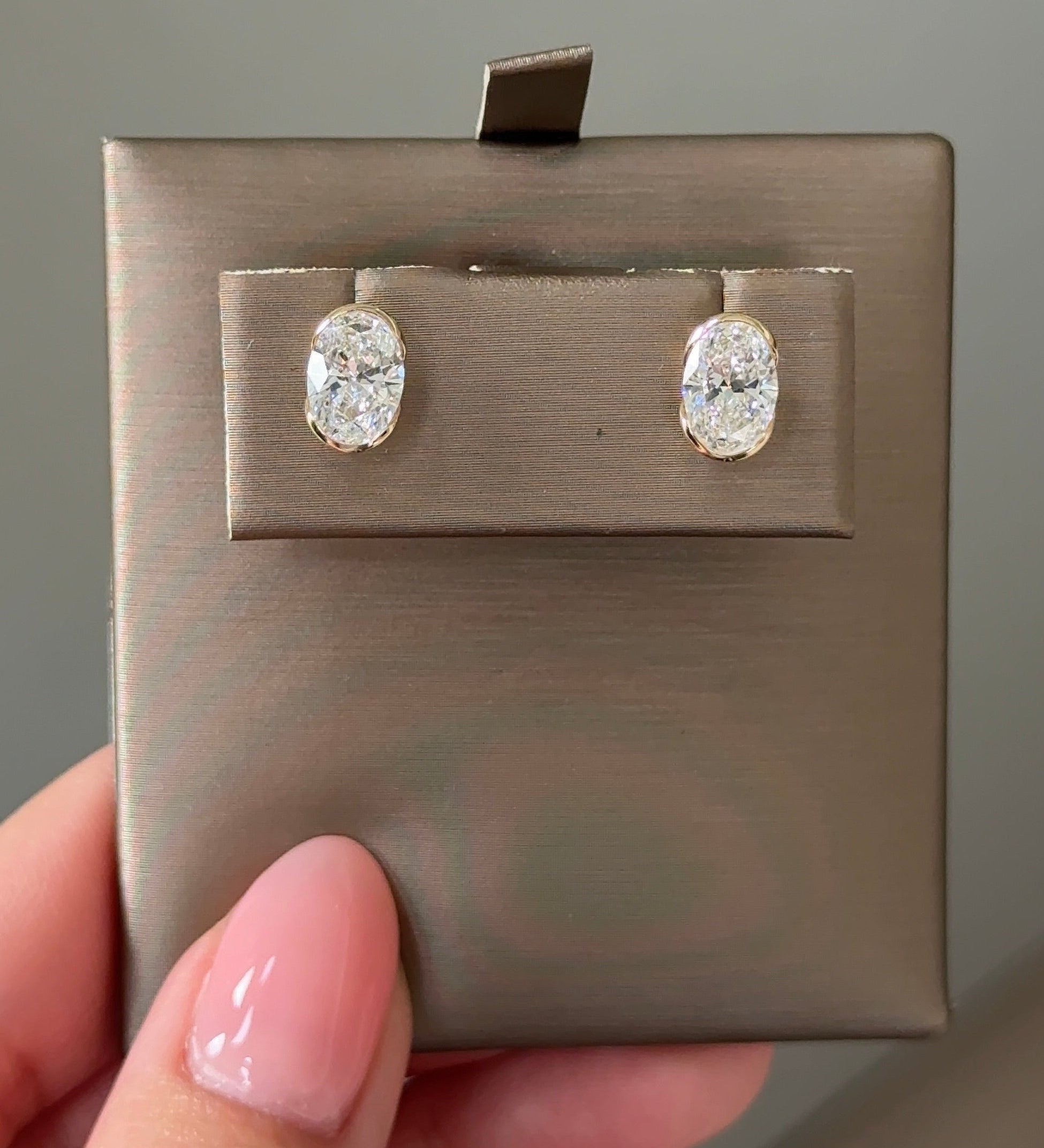 0.23 CT Round Lab Grown Diamond Stud Earrings