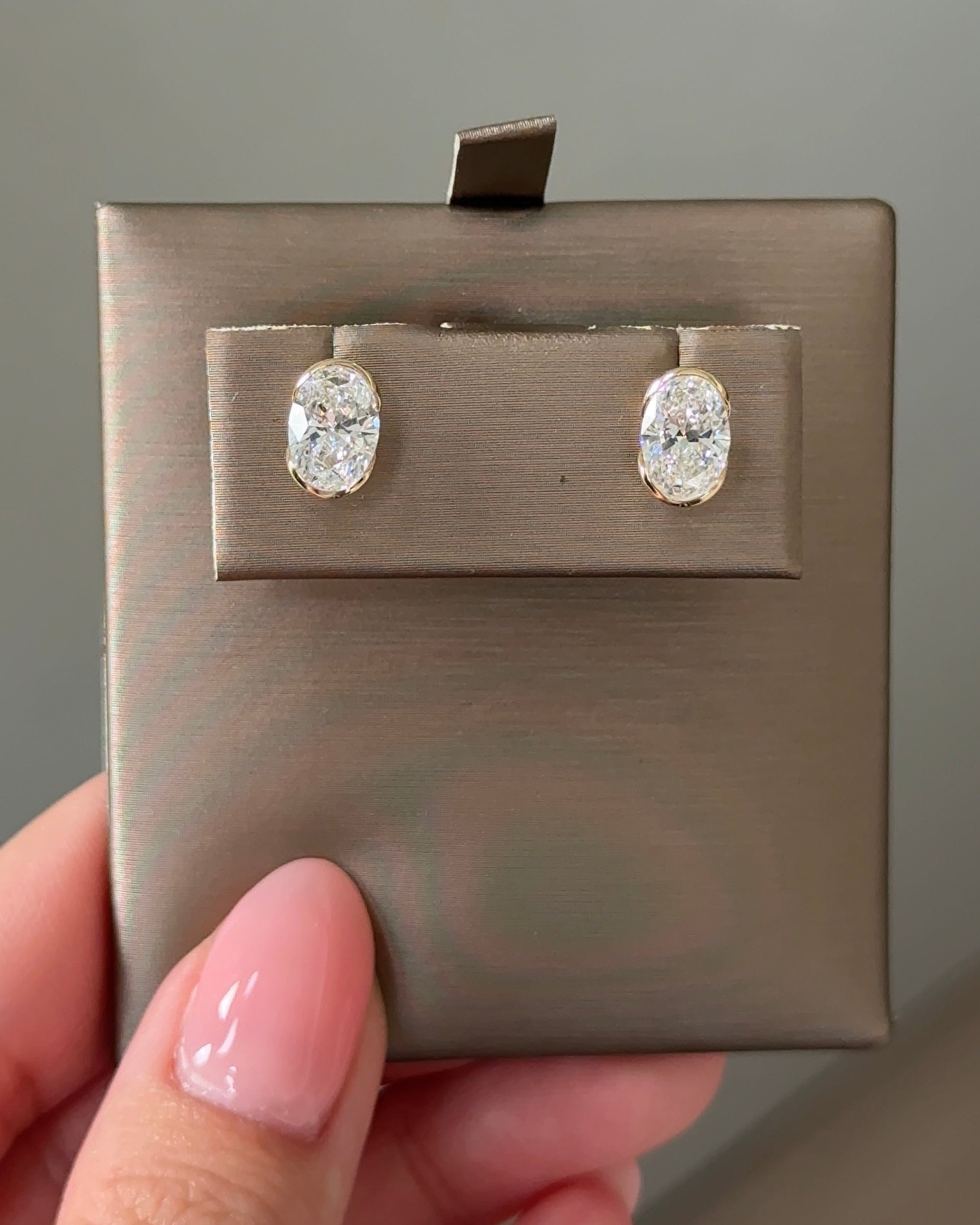 0.23 CT Round Lab Grown Diamond Stud Earrings