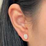 0.23 CT Round Lab Grown Diamond Stud Earrings