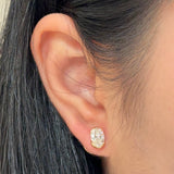 0.23 CT Round Lab Grown Diamond Stud Earrings