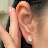 0.23 CT Round Lab Grown Diamond Stud Earrings