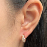0.23 CT Round Lab Grown Diamond Stud Earrings