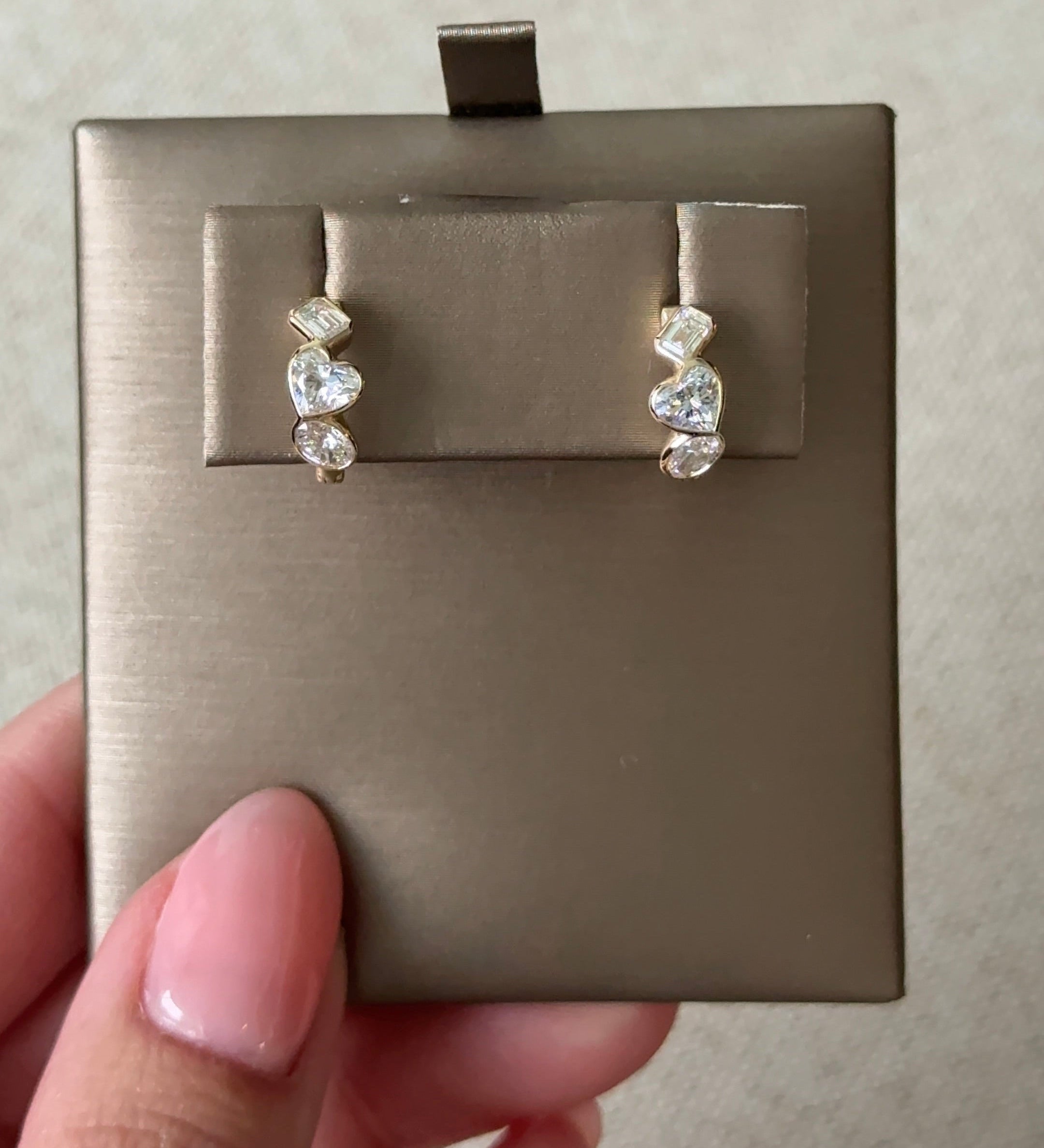 0.23 CT Round Lab Grown Diamond Stud Earrings