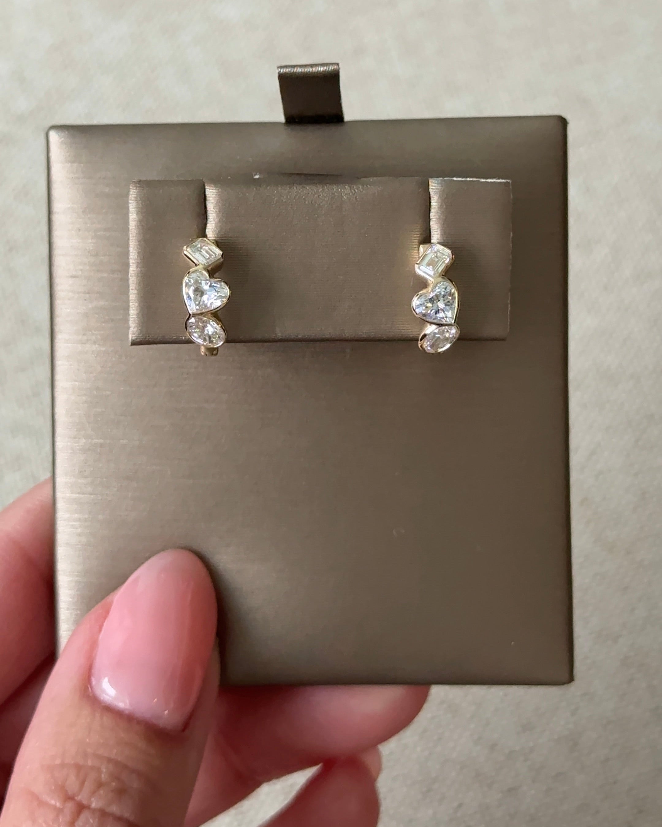 0.23 CT Round Lab Grown Diamond Stud Earrings