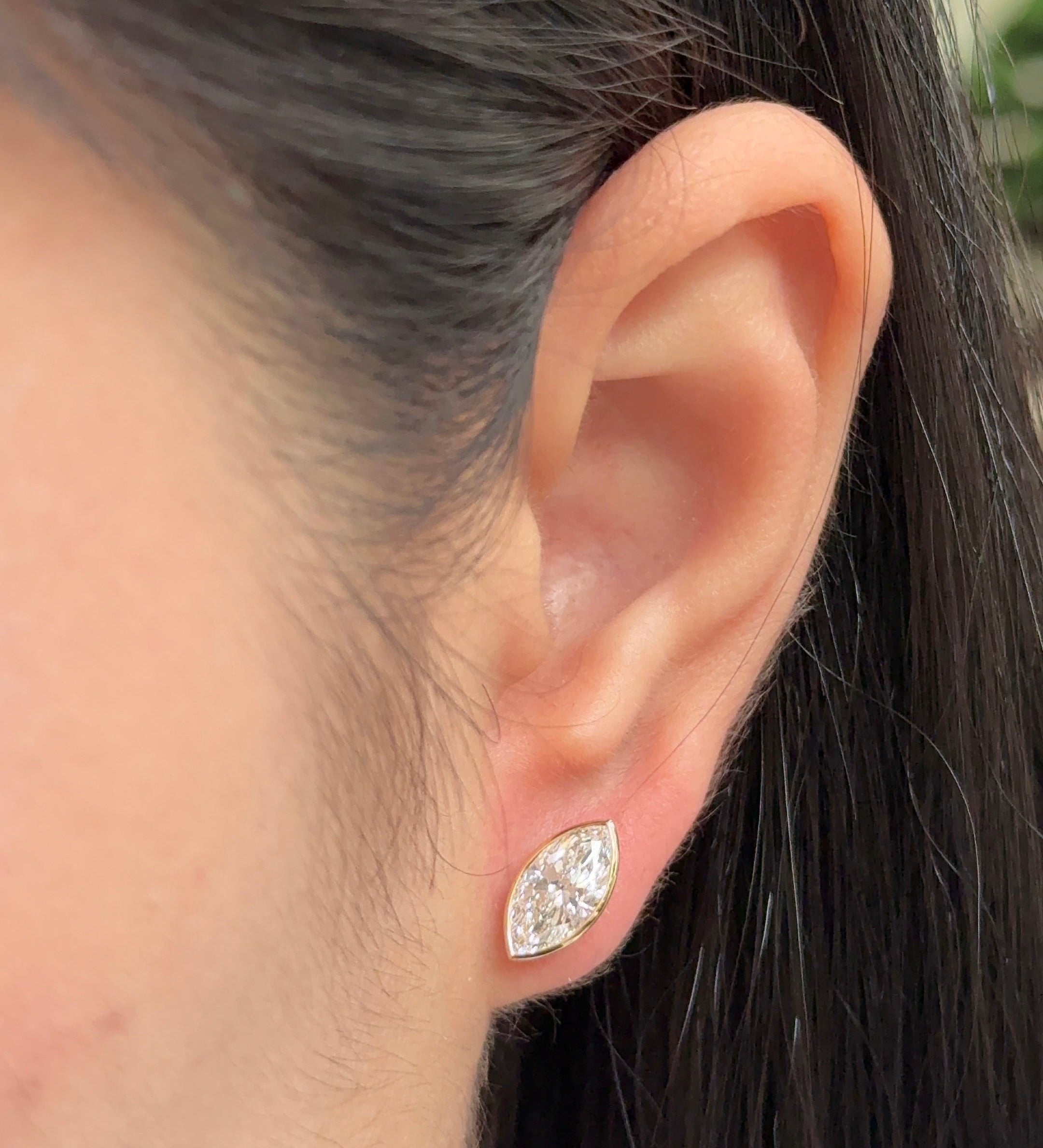 0.23 CT Round Lab Grown Diamond Stud Earrings