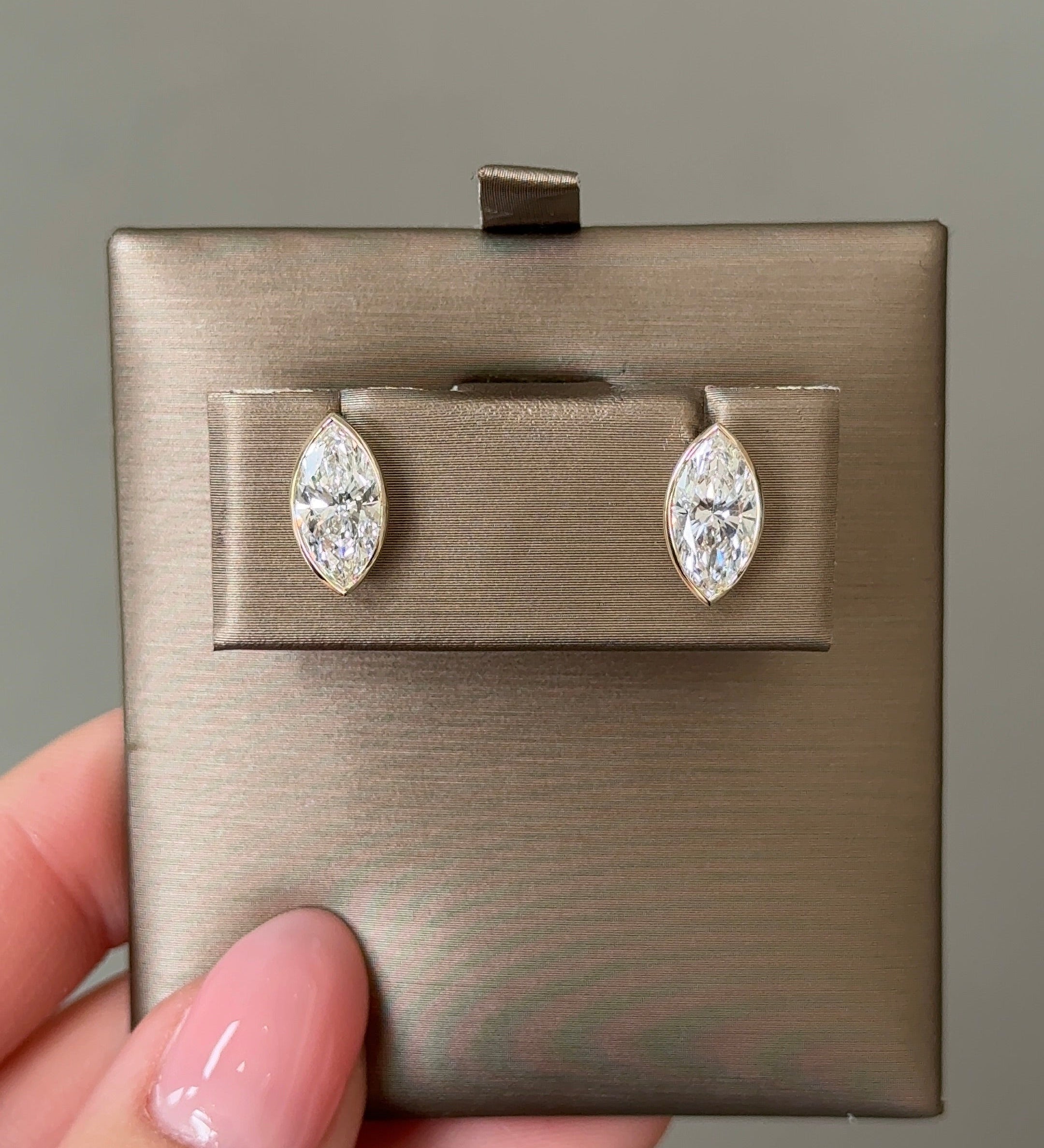 0.23 CT Round Lab Grown Diamond Stud Earrings