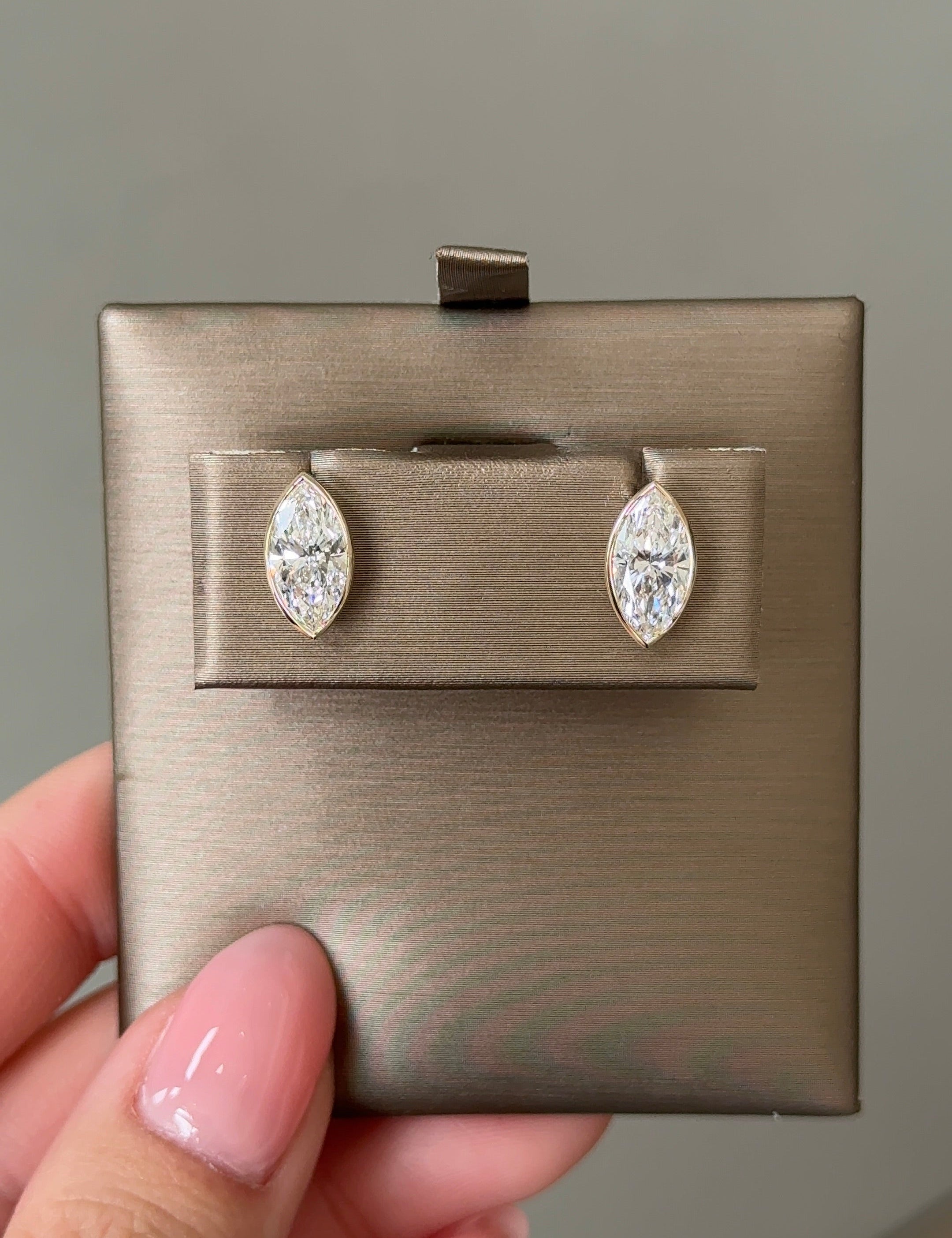 0.23 CT Round Lab Grown Diamond Stud Earrings