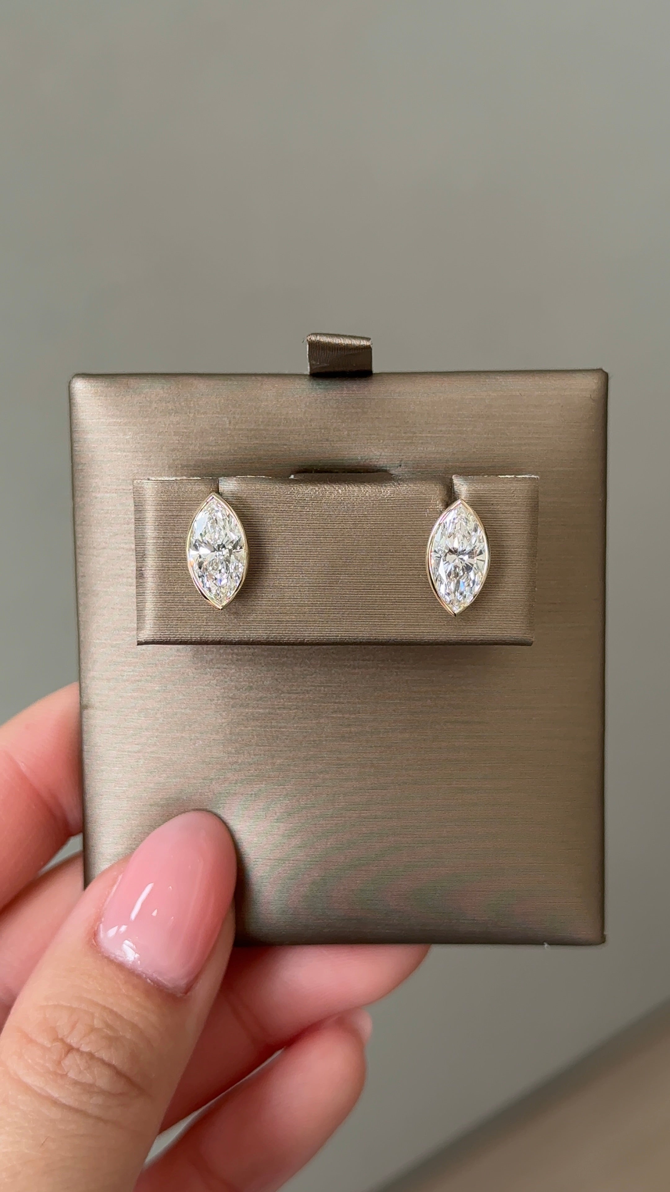 0.23 CT Round Lab Grown Diamond Stud Earrings