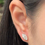 0.23 CT Round Lab Grown Diamond Stud Earrings