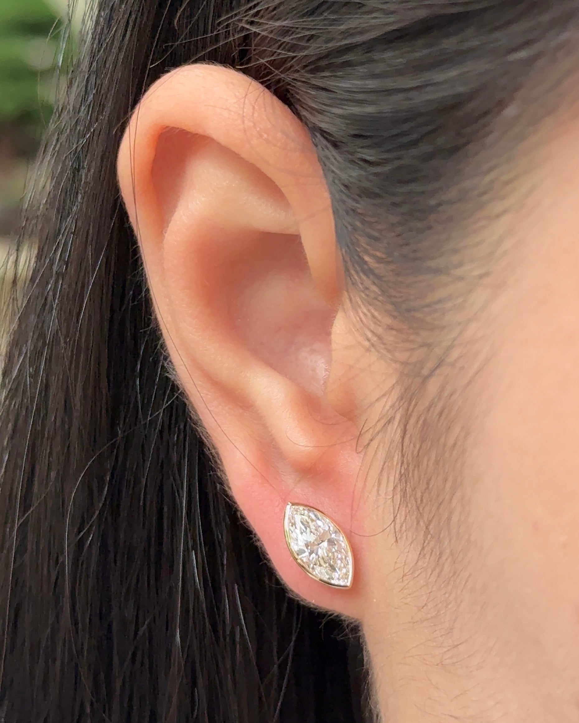 0.23 CT Round Lab Grown Diamond Stud Earrings