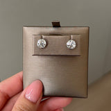0.23 CT Round Lab Grown Diamond Stud Earrings
