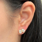 0.23 CT Round Lab Grown Diamond Stud Earrings