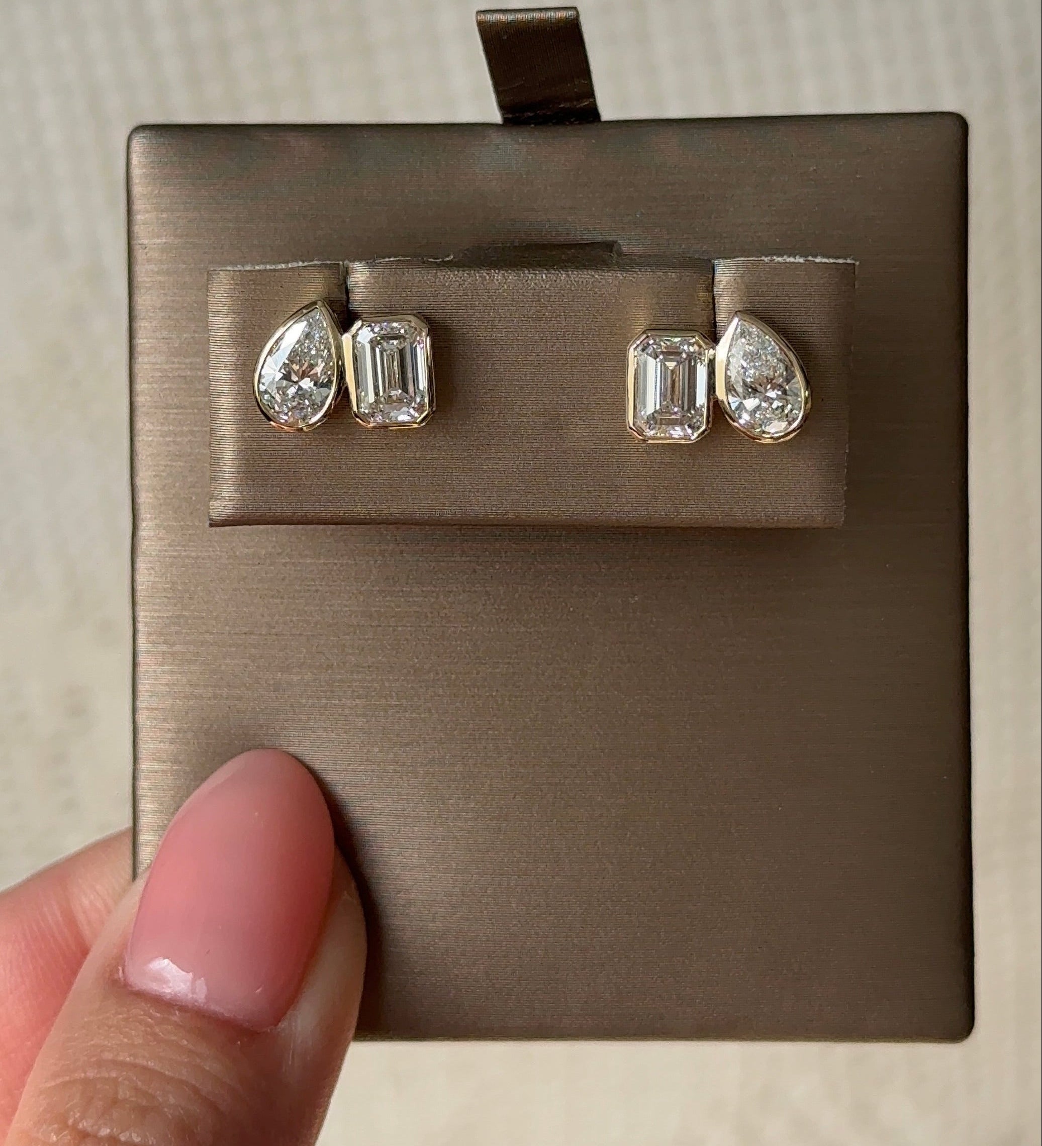 0.23 CT Round Lab Grown Diamond Stud Earrings