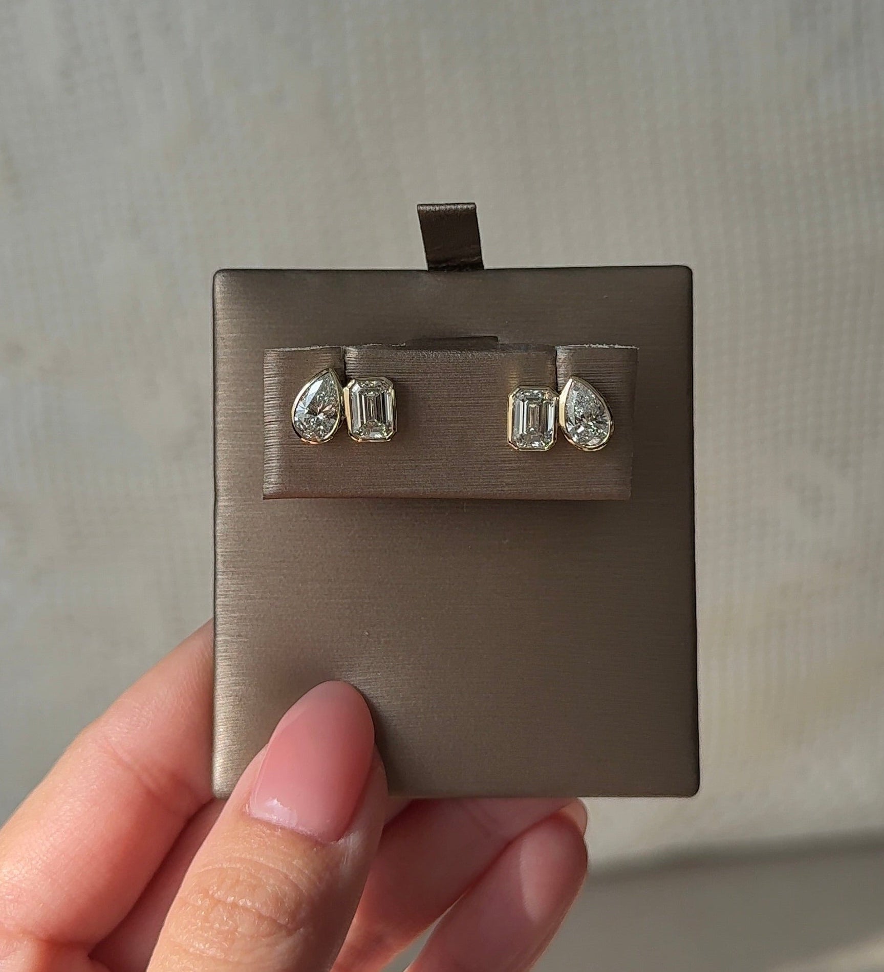0.23 CT Round Lab Grown Diamond Stud Earrings