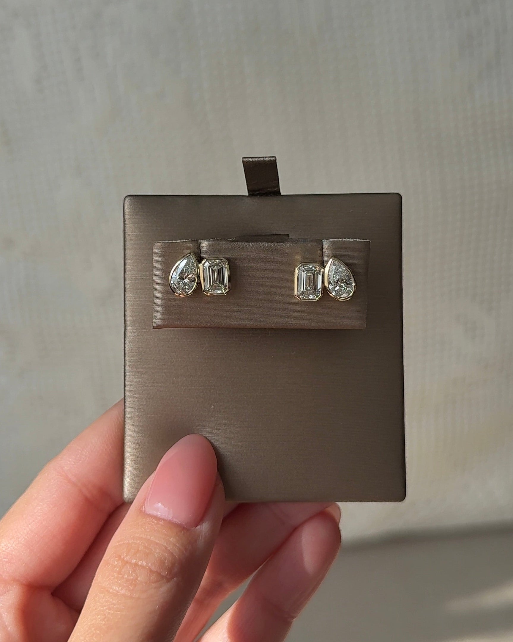 0.23 CT Round Lab Grown Diamond Stud Earrings