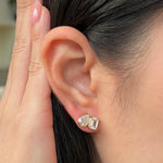 0.23 CT Round Lab Grown Diamond Stud Earrings