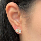 0.23 CT Round Lab Grown Diamond Stud Earrings
