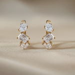 0.23 CT Round Lab Grown Diamond Stud Earrings