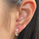0.23 CT Round Lab Grown Diamond Stud Earrings