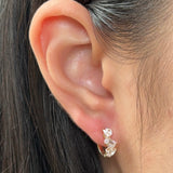 0.23 CT Round Lab Grown Diamond Stud Earrings
