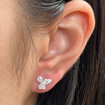 0.23 CT Round Lab Grown Diamond Stud Earrings