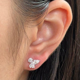 0.23 CT Round Lab Grown Diamond Stud Earrings